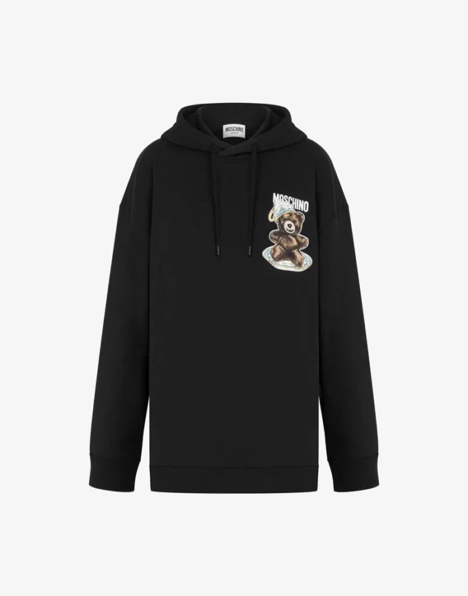 Felpa in cotone biologico Moschino Teddy Bear