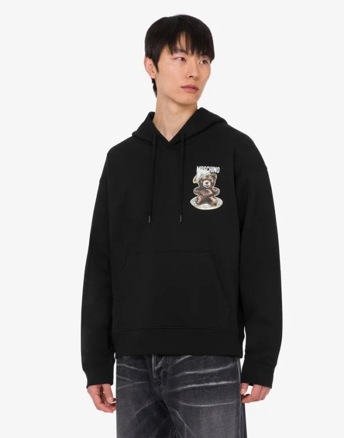 Felpa in cotone biologico Moschino Teddy Bear