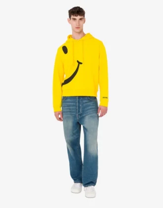 Felpa in cotone biologico Smiley®