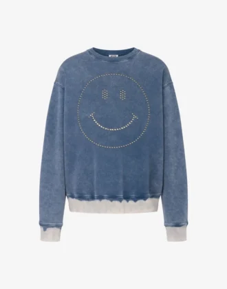Felpa in cotone biologico Smiley®
