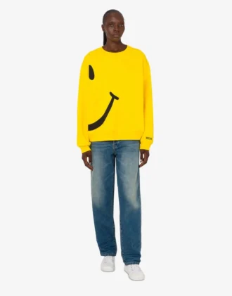 Felpa in cotone biologico Smiley®