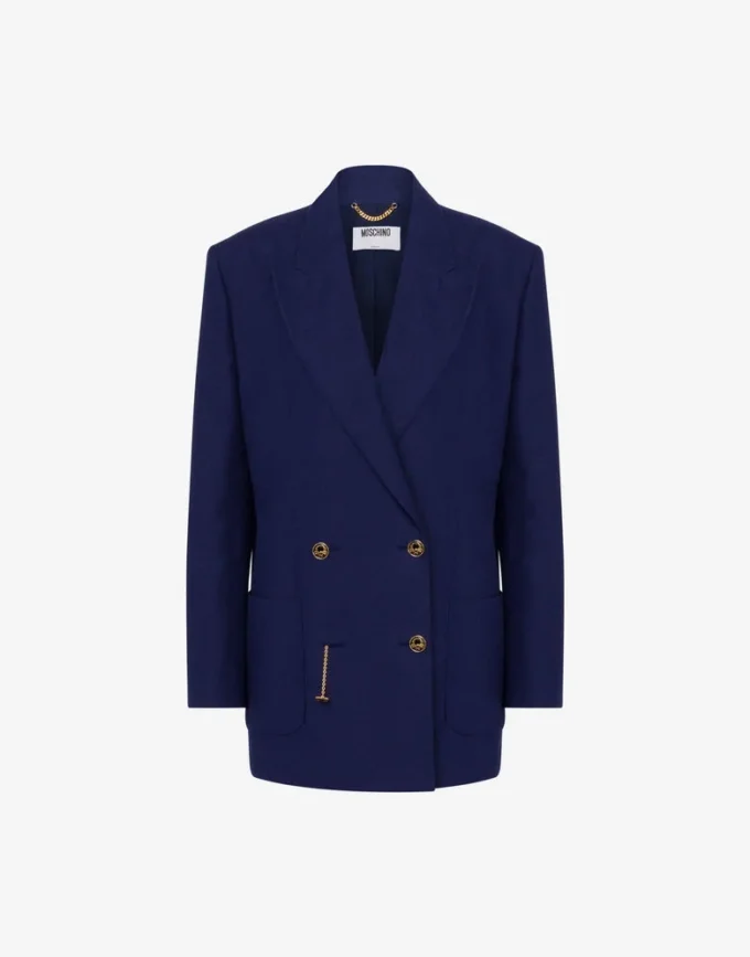 Giacca in cotone shantung Laurel Crown Giacca in cotone shantung Laurel Crown