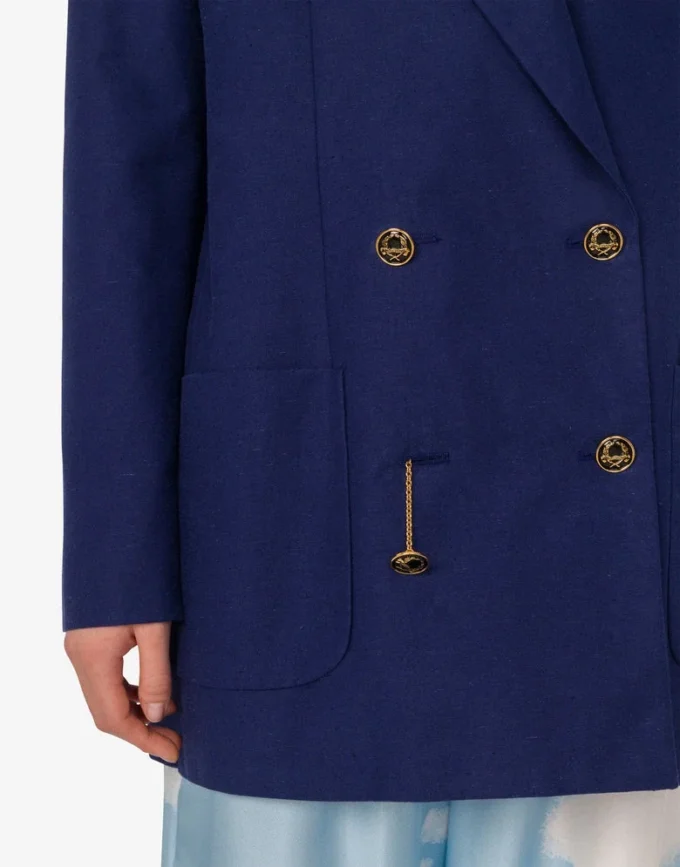 Giacca in cotone shantung Laurel Crown Giacca in cotone shantung Laurel Crown