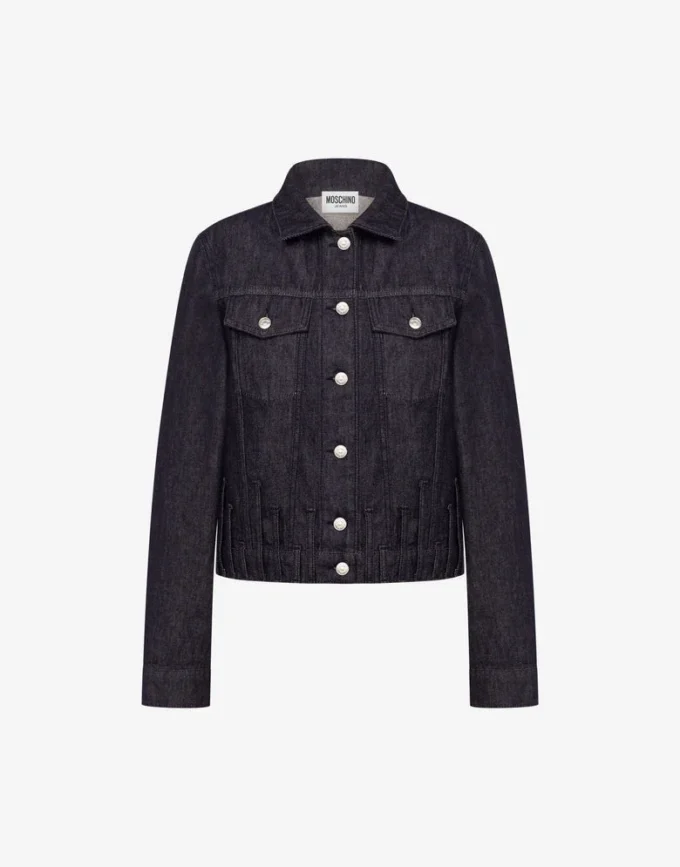 Giacca in denim di cotone Giacca in denim di cotone