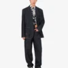 Giacca in denim di cotone blu Giacca in denim di cotone blu