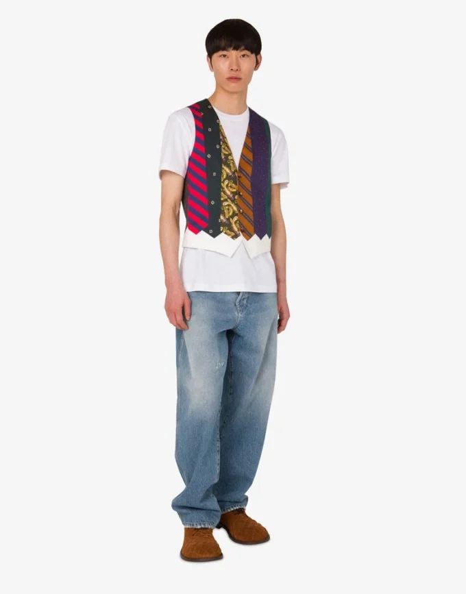 Gilet in gabardine di cotone Archivio