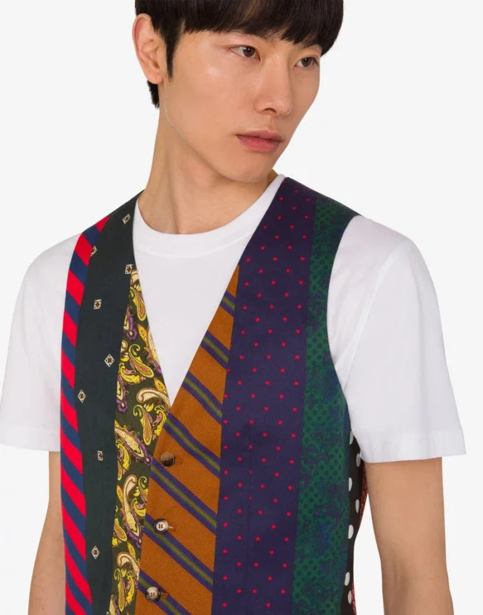 Gilet in gabardine di cotone Archivio