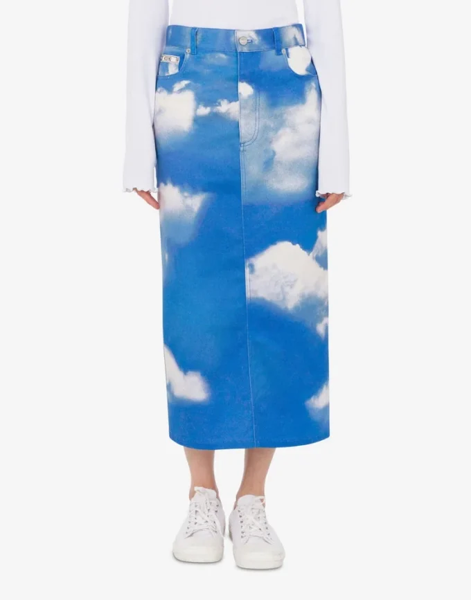 Gonna a campana in cotone Archive Clouds Gonna a campana in cotone Archive Clouds