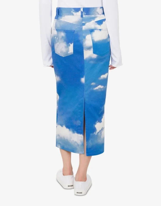 Gonna a campana in cotone Archive Clouds Gonna a campana in cotone Archive Clouds