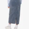 Gonna in denim floccato Gonna in denim floccato