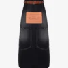 Gonna in denim nero