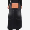 Gonna in denim nero