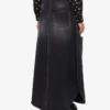 Gonna in denim nero
