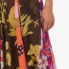 Gonna in georgette di seta stampata Gonna in georgette di seta stampata