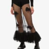 Gonna in tulle ricamato