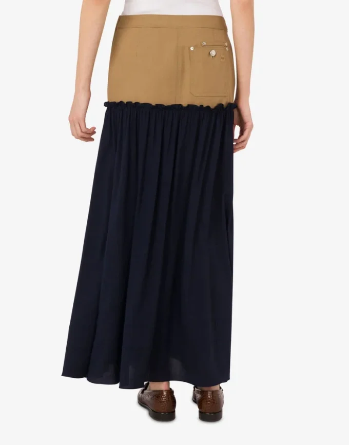 Gonna in twill di cotone Gonna in twill di cotone