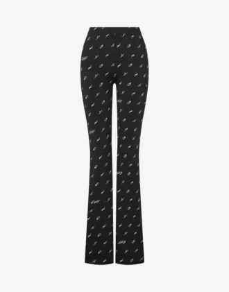 Leggings in jersey tecnico stampato