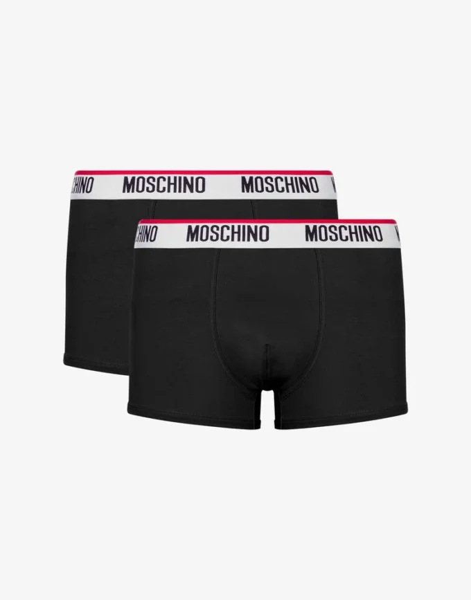 Logo Band set di 2 boxer in jersey elasticizzato