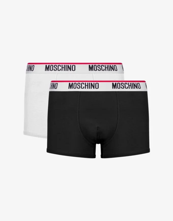 Logo Band set di 2 boxer in jersey elasticizzato