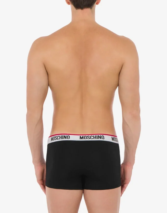 Logo Band set di 2 boxer in jersey elasticizzato