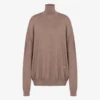 Maglione a collo alto in lana Golden M