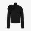 Maglione a collo alto in lana merino
