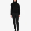 Maglione a collo alto in lana merino