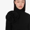 Maglione a collo alto in lana merino