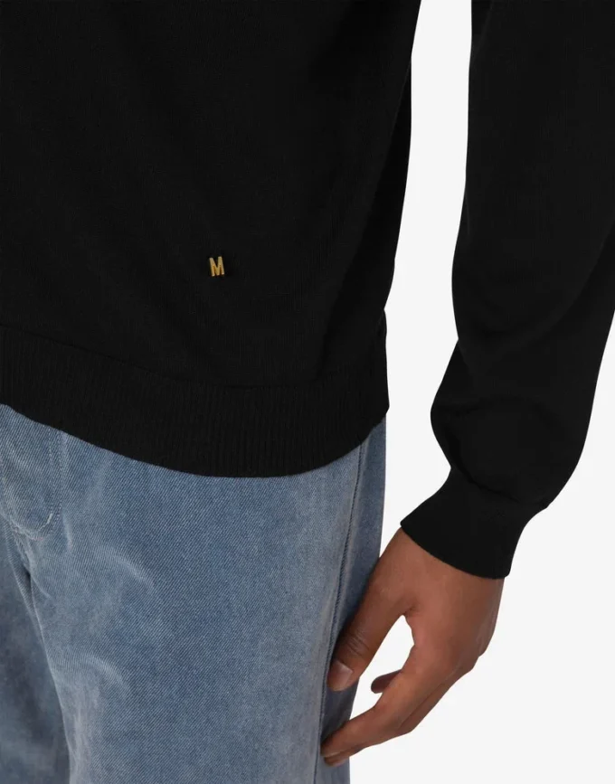 Maglione a collo alto in misto lana Golden M
