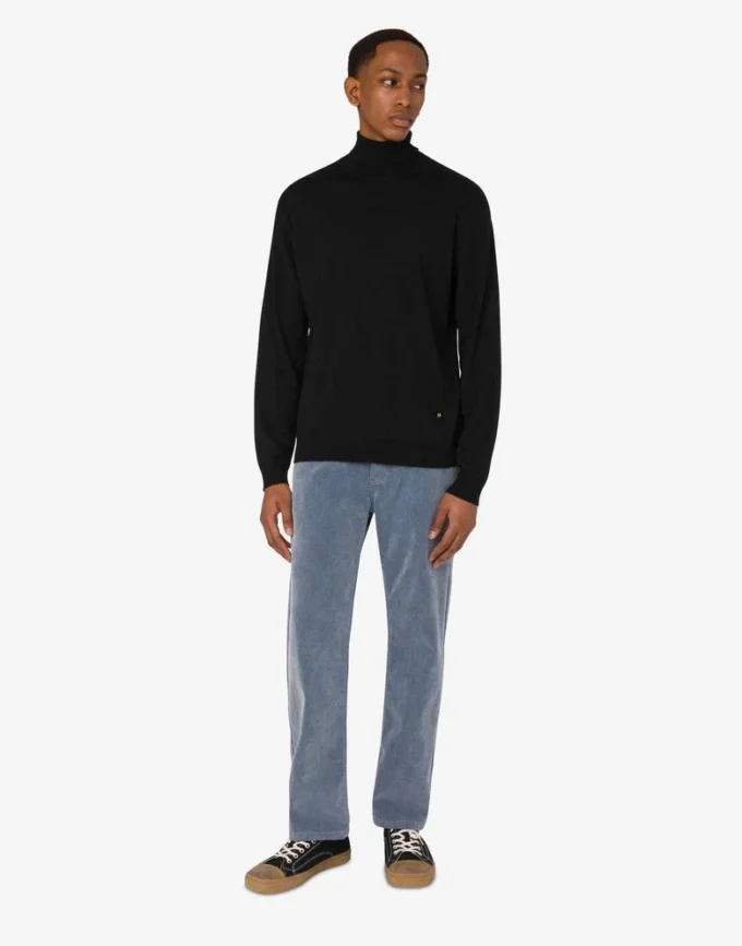 Maglione a collo alto in misto lana Golden M