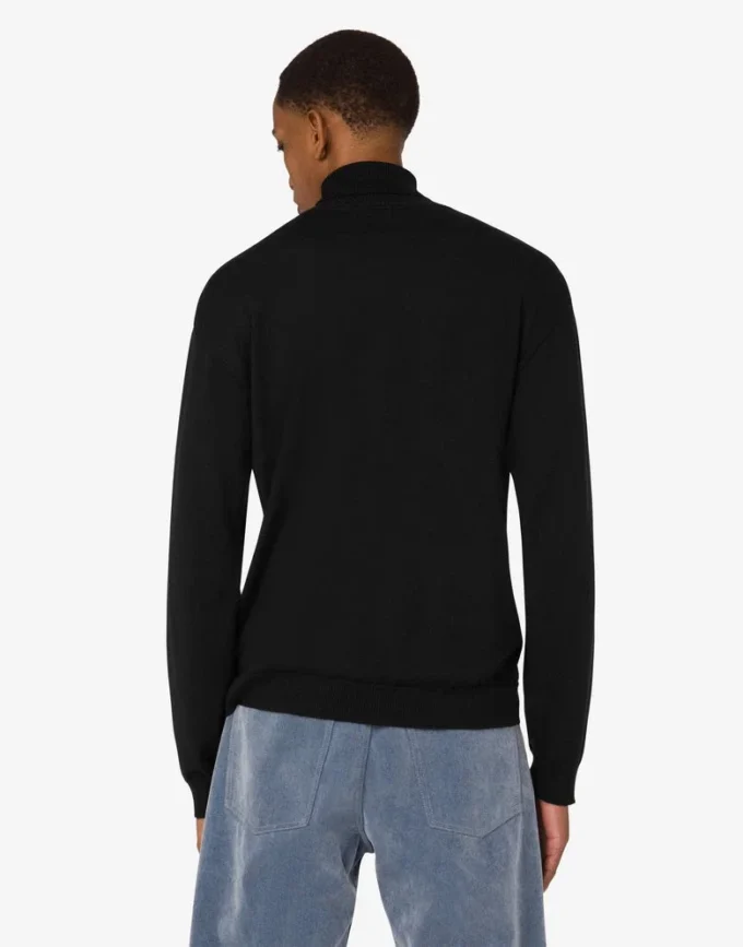 Maglione a collo alto in misto lana Golden M