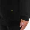 Maglione in lana con M dorata ritagliata