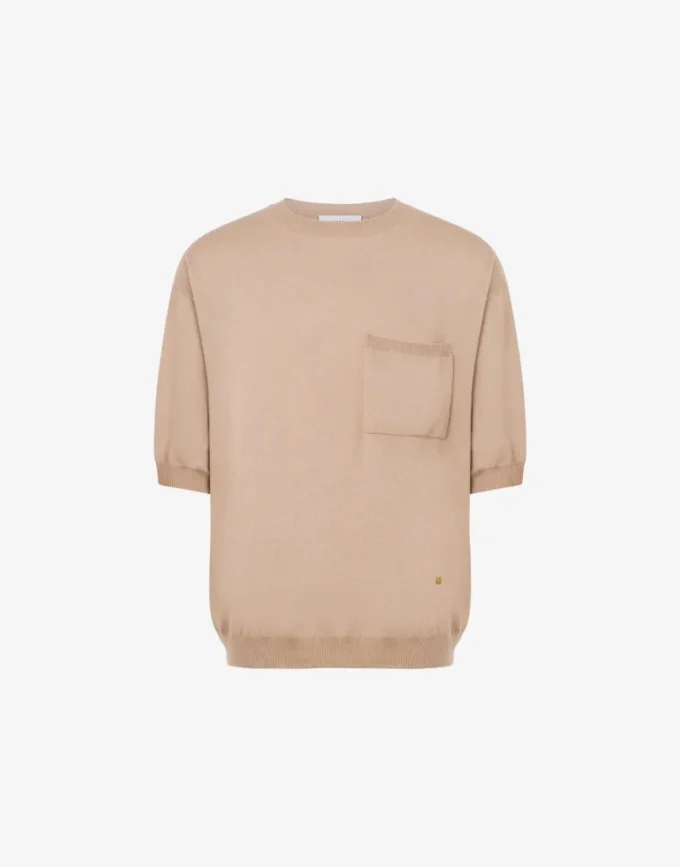 Maglione in lana e seta Golden M