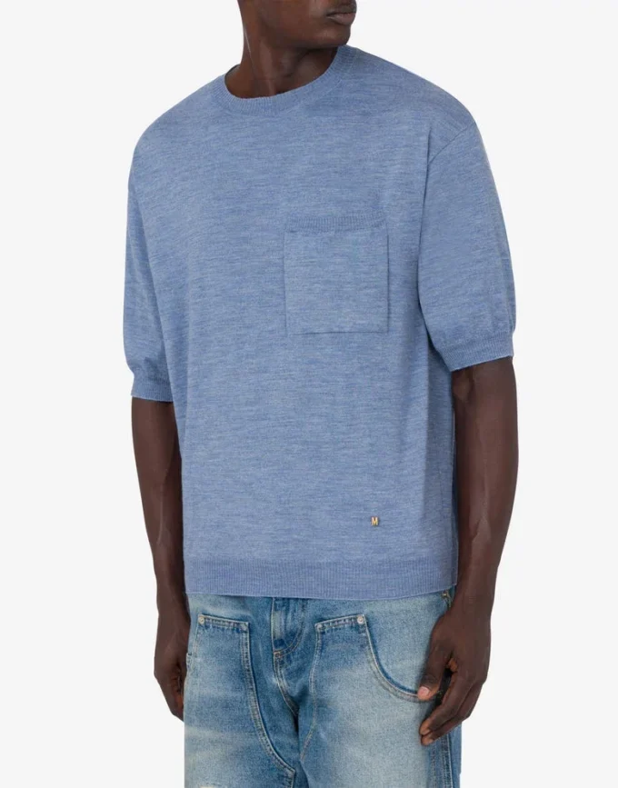 Maglione in lana e seta Golden M