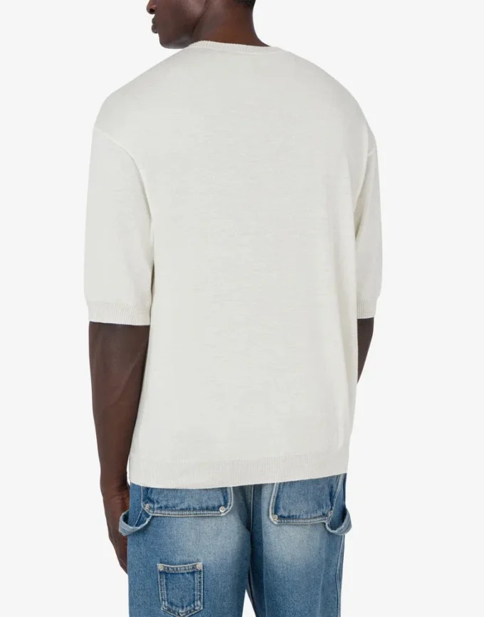 Maglione in lana e seta Golden M