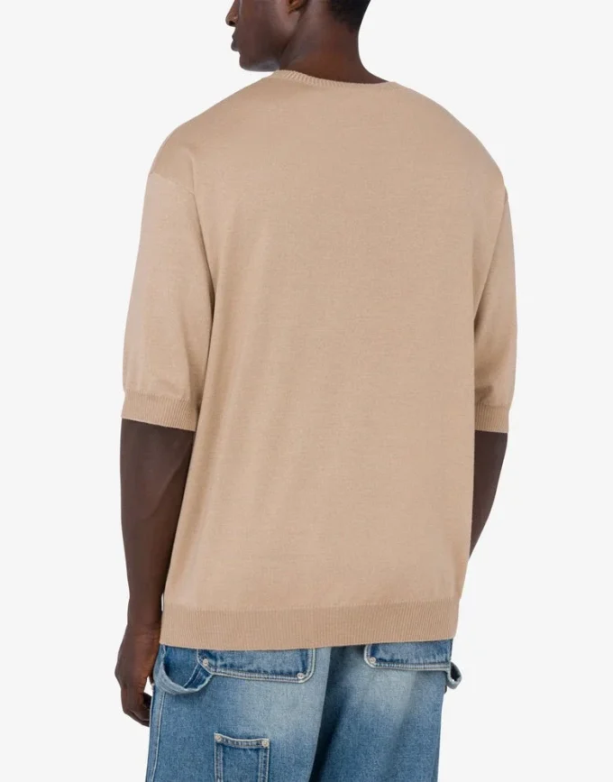 Maglione in lana e seta Golden M