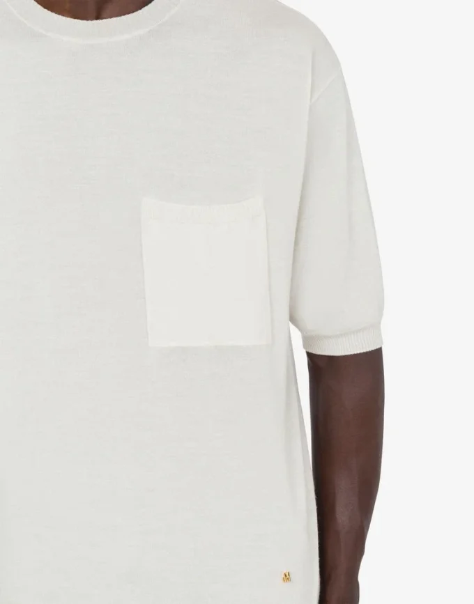 Maglione in lana e seta Golden M