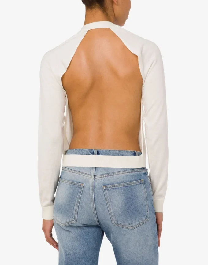 Maglione in lana Golden M con cut-out