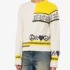 Maglione in misto lana intarsio
