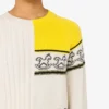 Maglione in misto lana intarsio