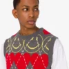 Maglione senza maniche in misto lana Smiley®