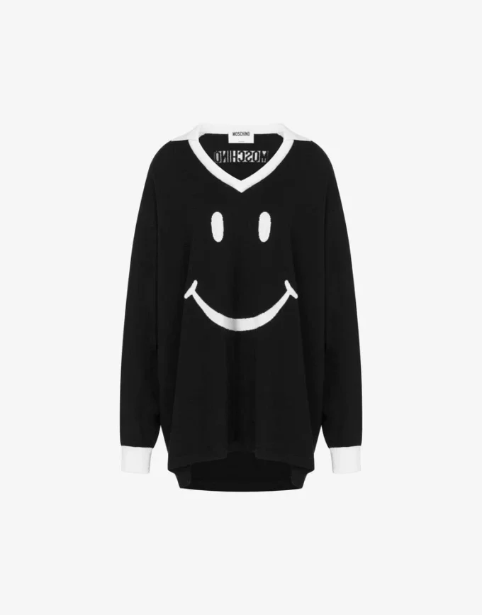 Maglione Smiley® in lana merino extrafine Maglione Smiley® in lana merino extrafine