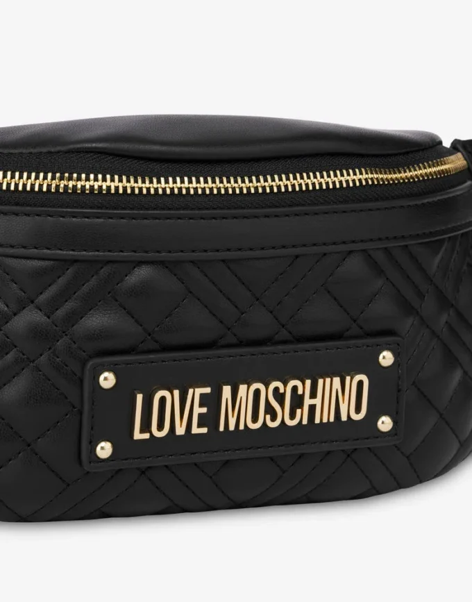 Marsupio trapuntato con logo lettering Marsupio trapuntato con logo lettering