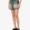 Minigonna in denim di cotone Minigonna in denim di cotone