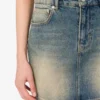 Minigonna in denim di cotone Minigonna in denim di cotone