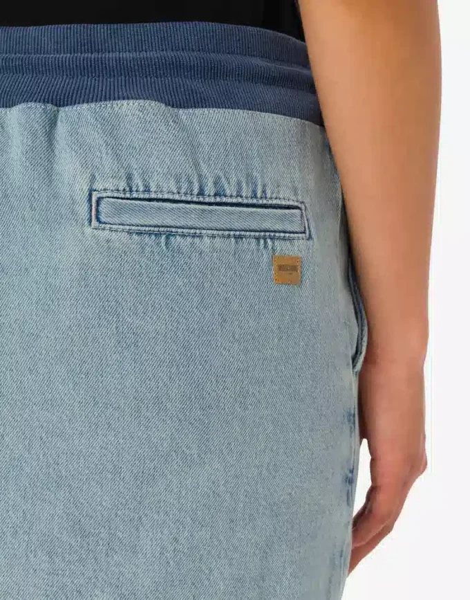 Minigonna in denim di cotone Minigonna in denim di cotone
