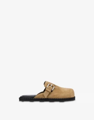 Mules in pelle scamosciata