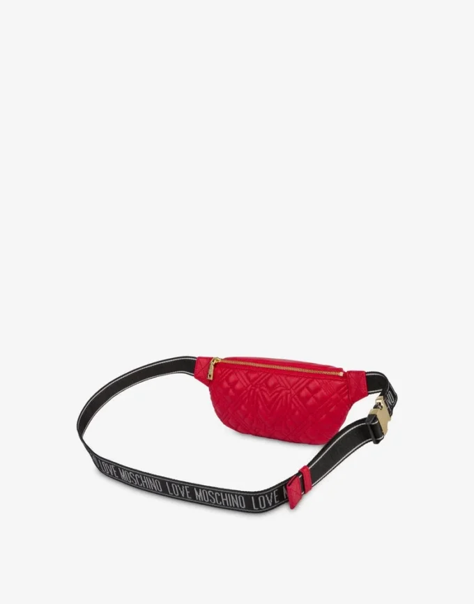 Nuova borsa a tracolla trapuntata lucida Nuova borsa a tracolla trapuntata lucida