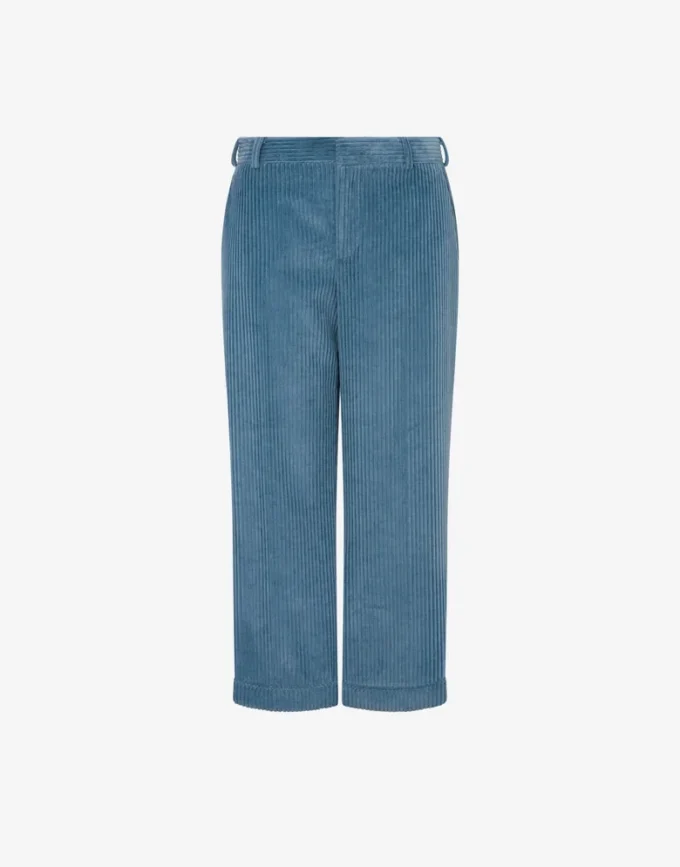 Pantaloni cropped in velluto a coste Pantaloni cropped in velluto a coste