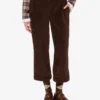 Pantaloni cropped in velluto a coste Pantaloni cropped in velluto a coste